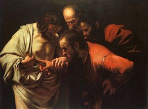 St. Thomas as painted by Caravaggio